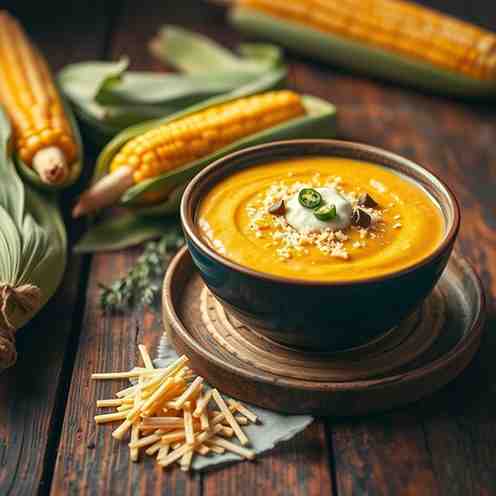 Sweet Corn Mazamorra - Easy Vegetarian Recipe